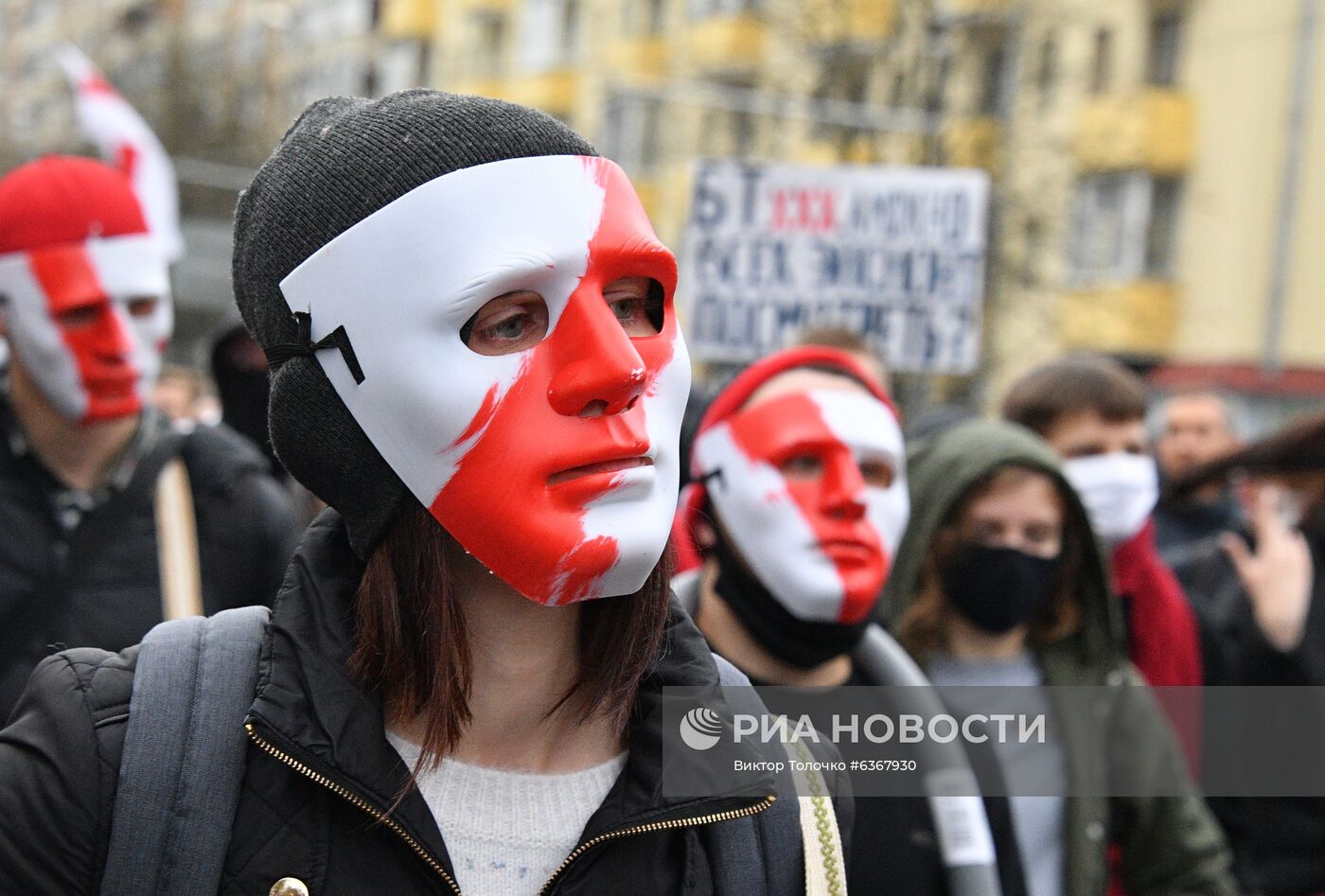 Акция протеста оппозиции в Минске