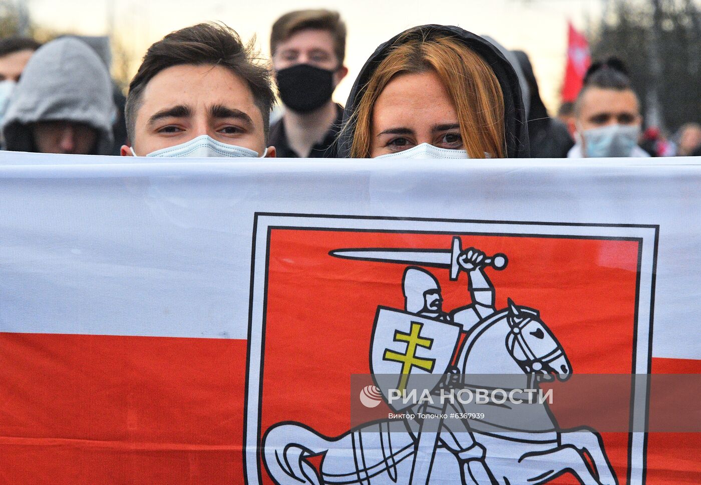 Акция протеста оппозиции в Минске