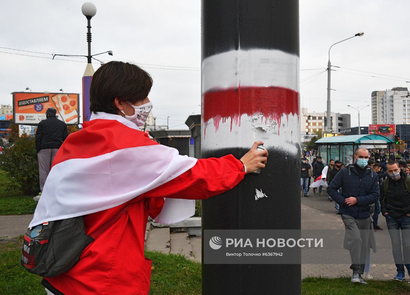Акция протеста оппозиции в Минске