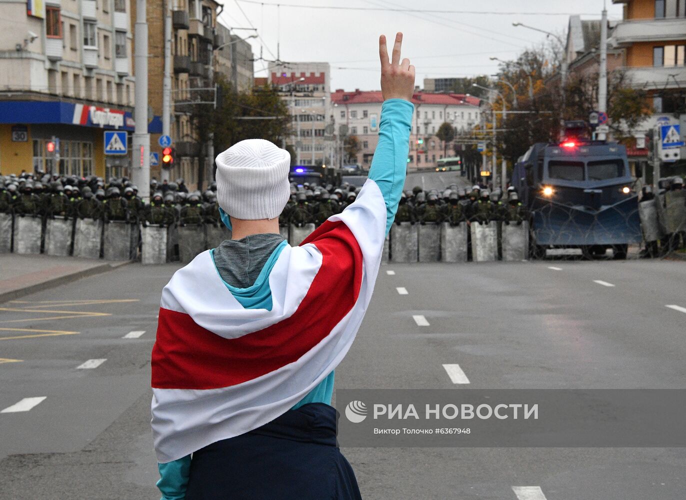Акция протеста оппозиции в Минске