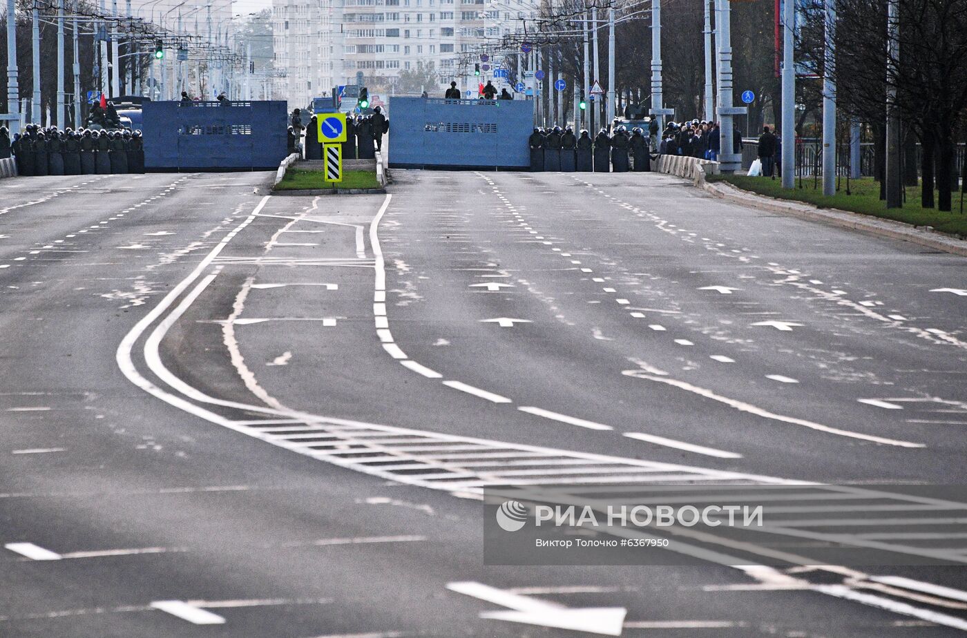 Акция протеста оппозиции в Минске