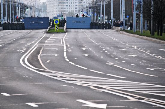 Акция протеста оппозиции в Минске