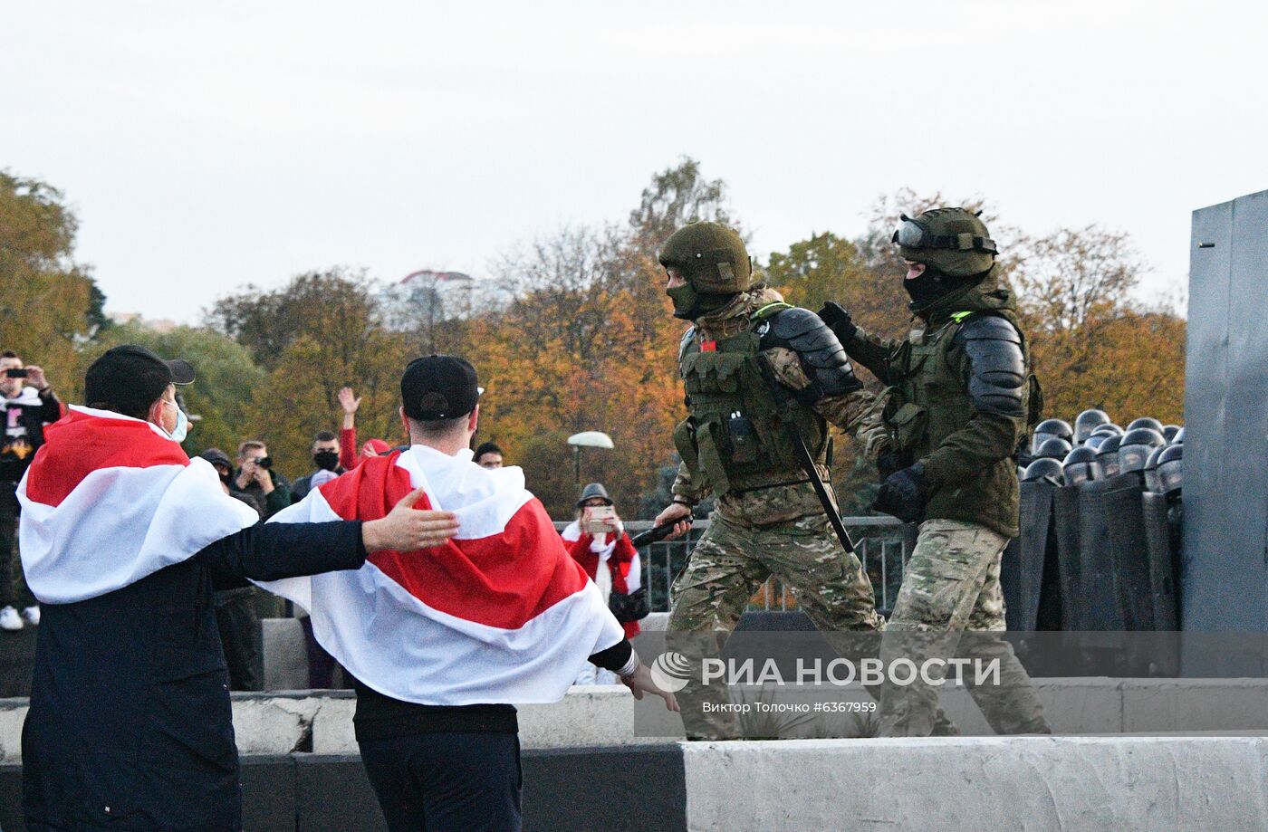 Акция протеста оппозиции в Минске