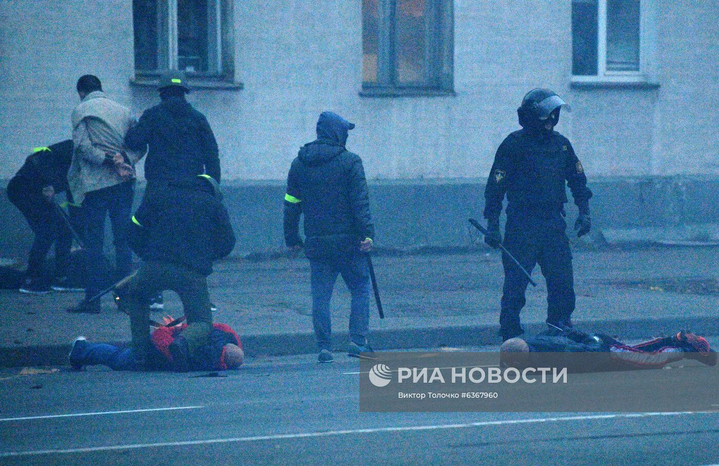 Акция протеста оппозиции в Минске