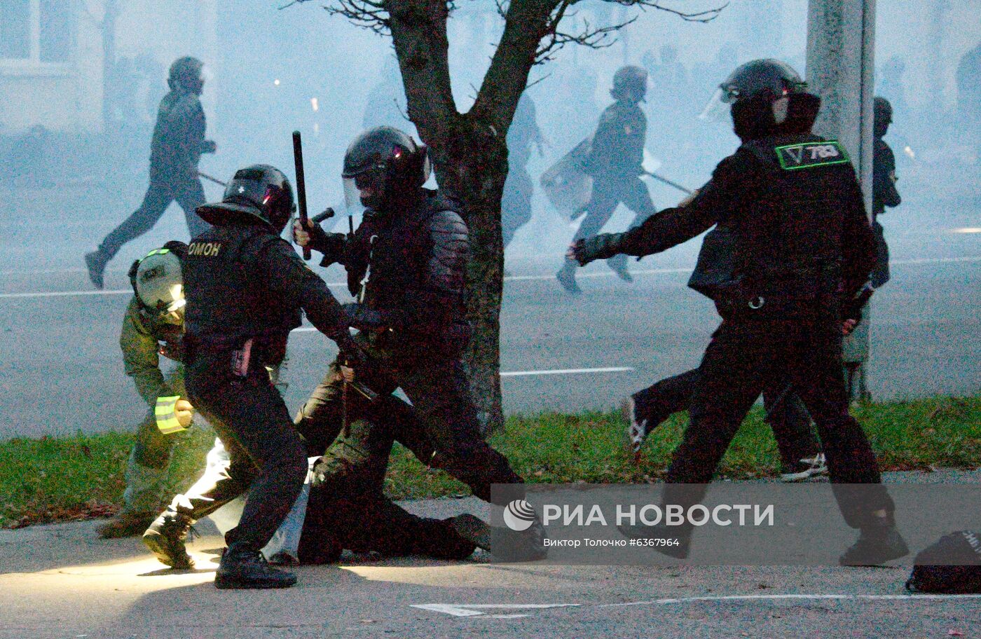 Акция протеста оппозиции в Минске