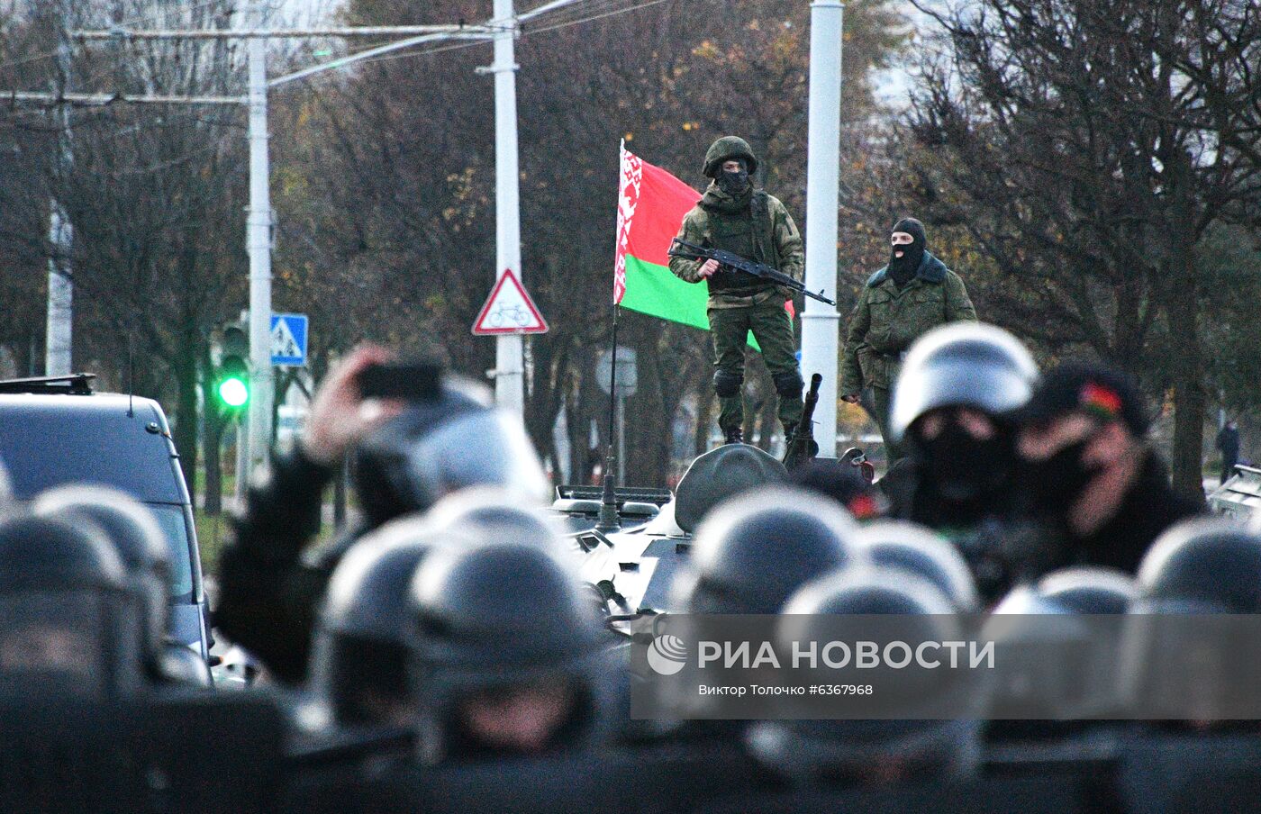 Акция протеста оппозиции в Минске