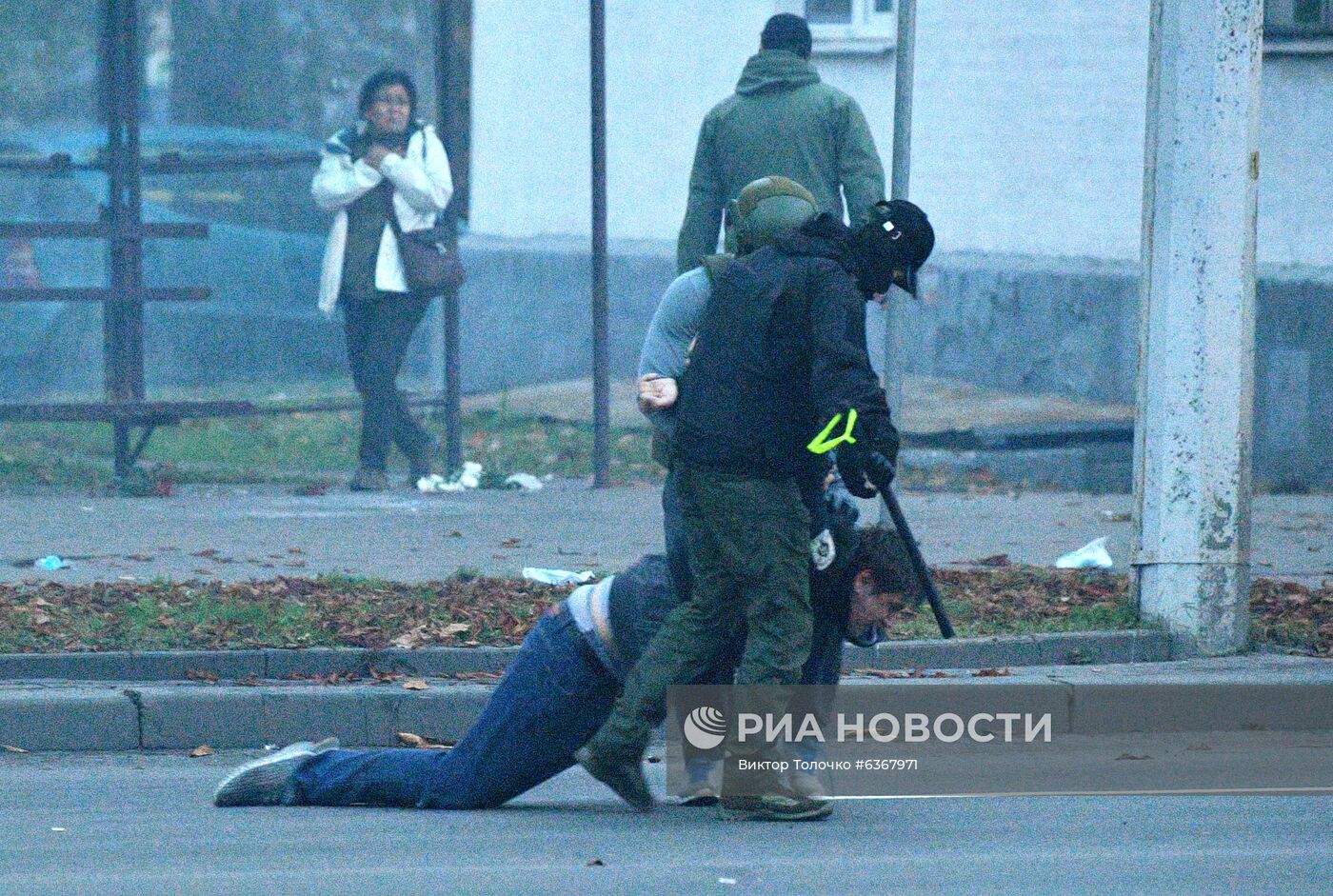 Акция протеста оппозиции в Минске