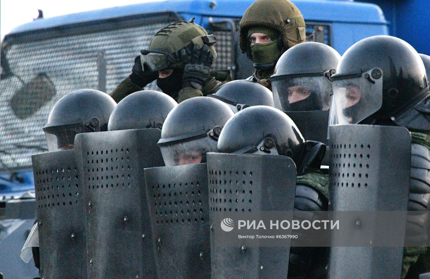 Акция протеста оппозиции в Минске