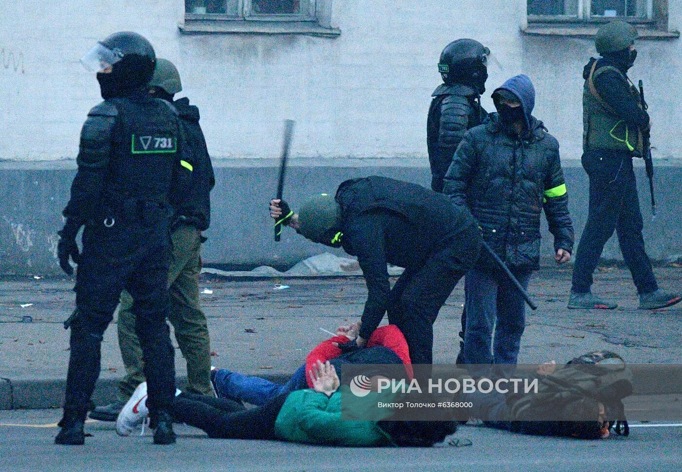 Акция протеста оппозиции в Минске