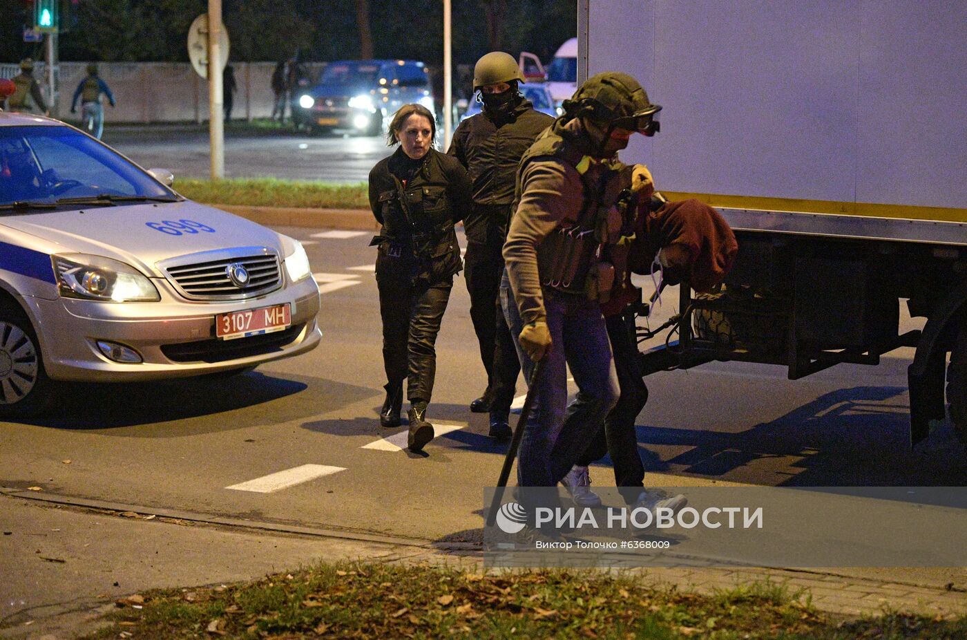 Акция протеста оппозиции в Минске