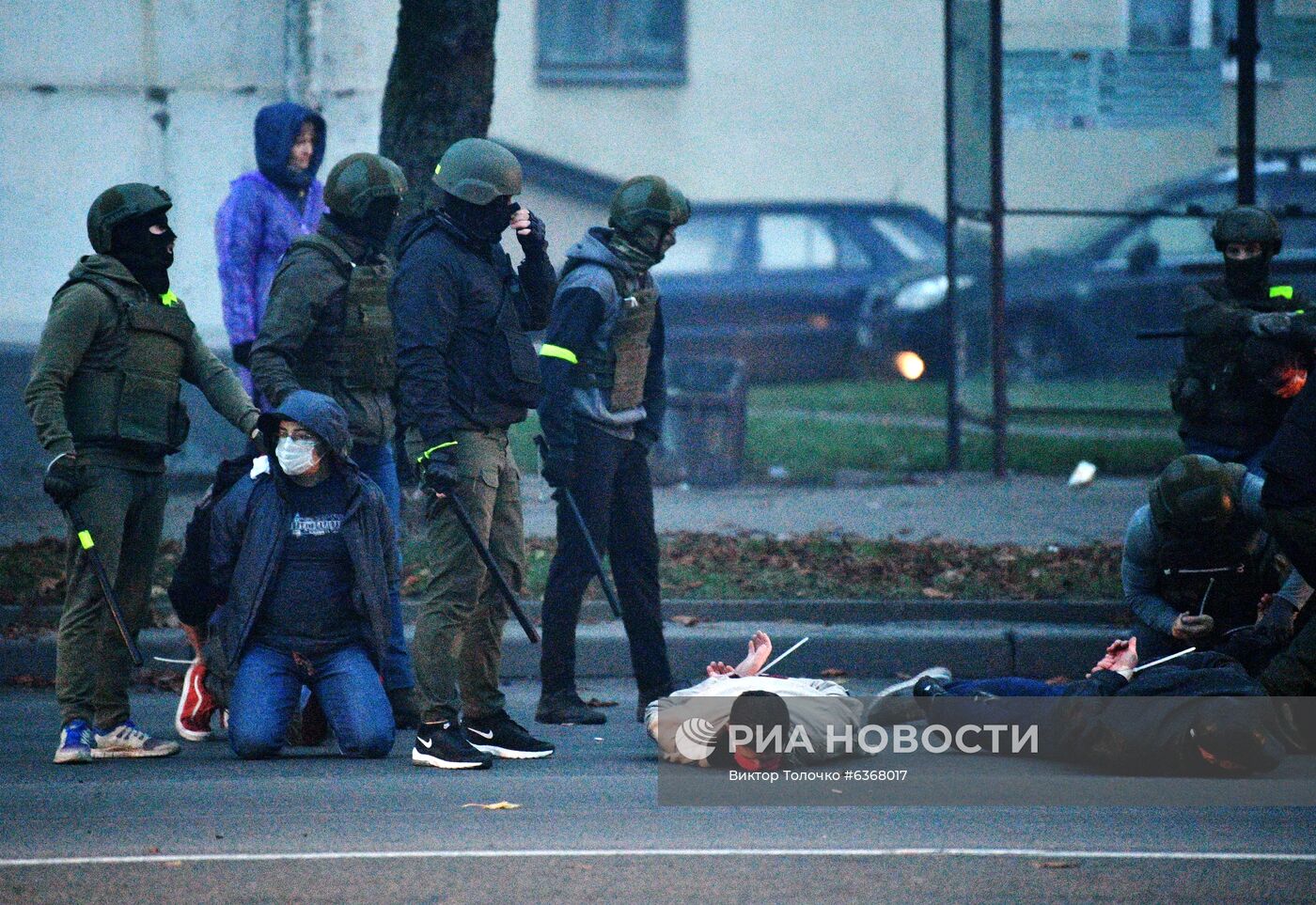Акция протеста оппозиции в Минске