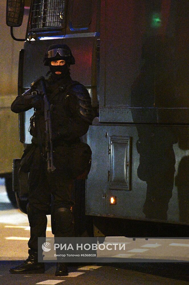 Акция протеста оппозиции в Минске