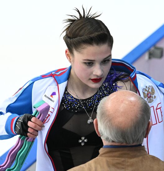 Фигурное катание. III этап Кубка России. Женщины. Произвольная программа