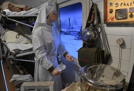 Передвижной музей "Поезд Победы" в Санкт-Петербурге