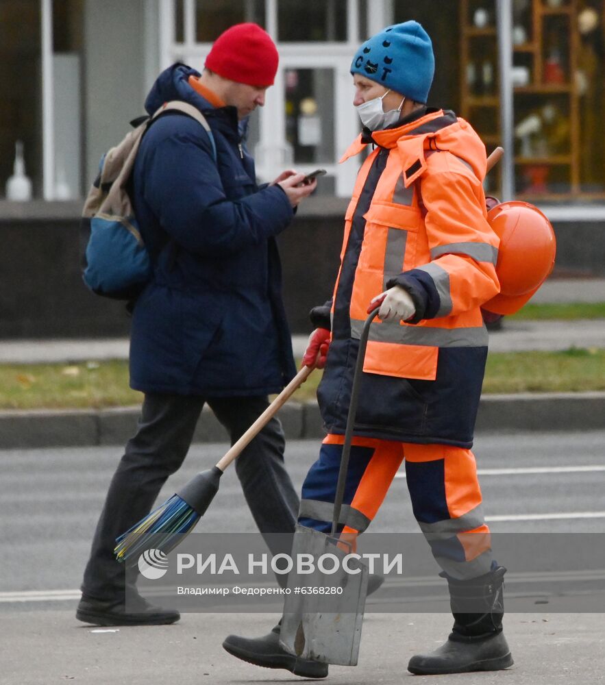 Масочный режим в Москве