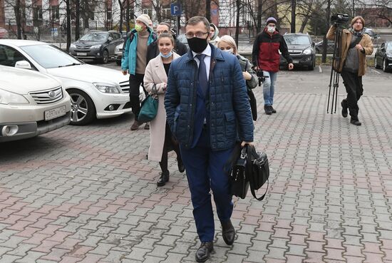 Заседание суда по делу о ликвидации "Церкви последнего завета"