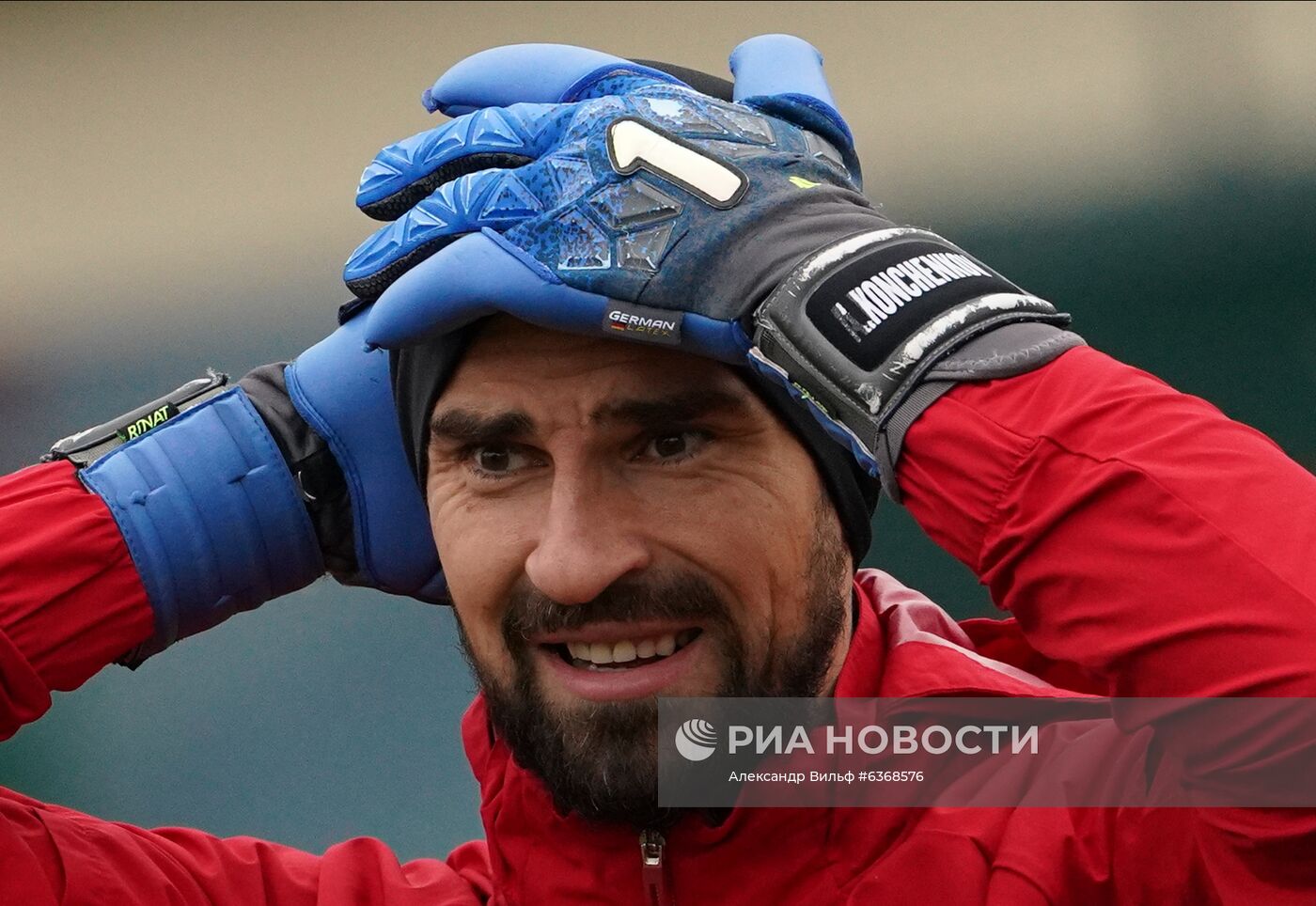 Тренировка ФК "Локомотив" перед матчем Лиги чемпионов с ФК "Бавария"