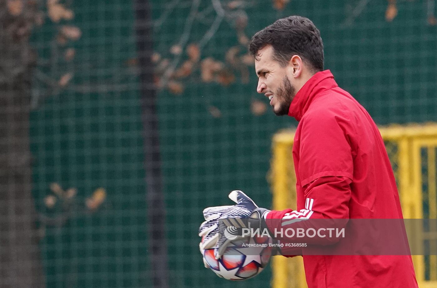 Тренировка ФК "Локомотив" перед матчем Лиги чемпионов с ФК "Бавария"