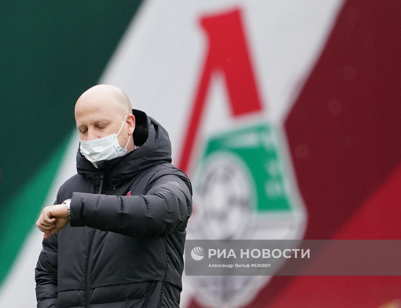 Тренировка ФК "Локомотив" перед матчем Лиги чемпионов с ФК "Бавария"