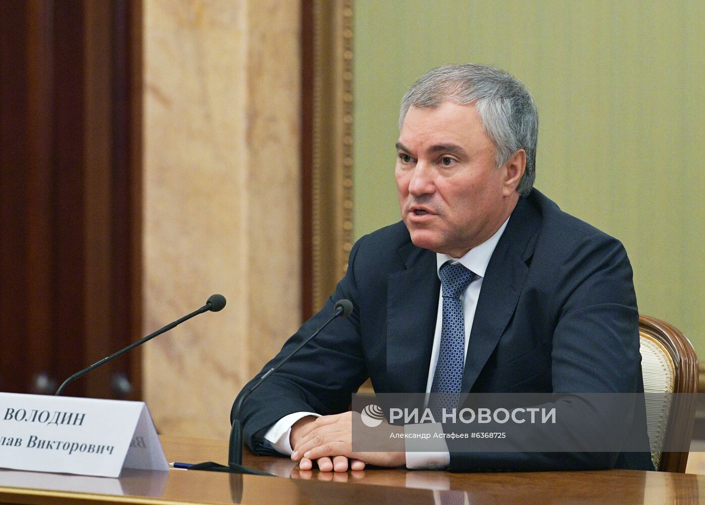 Премьер-министр РФ М. Мишустин встретился с главами фракций и руководством Госдумы РФ