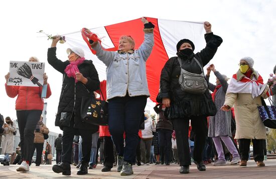 Акция протеста в Минске