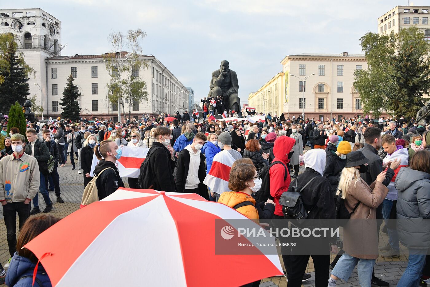 Акция протеста в Минске