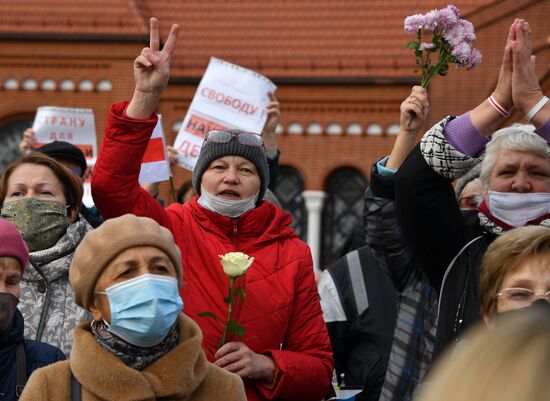 Акция протеста в Минске