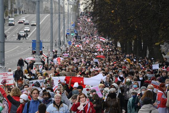 Акция протеста в Минске