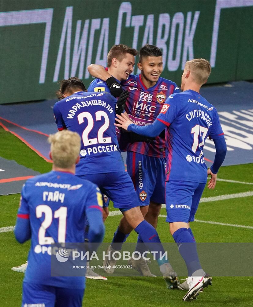 Футбол. РПЛ. Матч ЦСКА – "Арсенал"