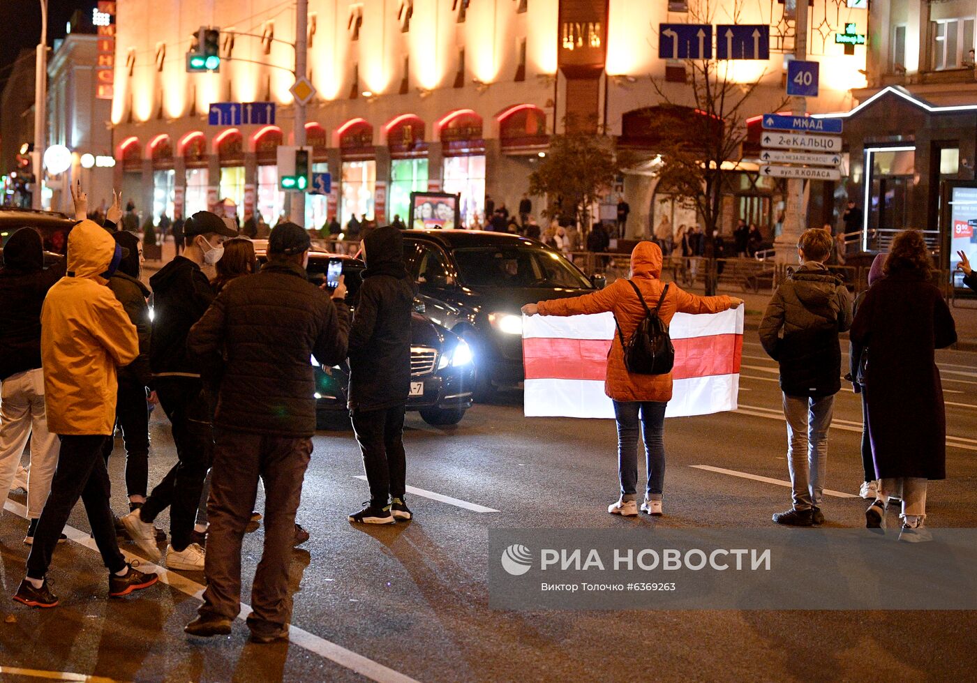 Акция протеста в Минске