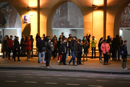 Акция протеста в Минске