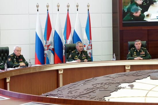 Заседание совместной Коллегии министерств обороны Республики Белоруссии и России