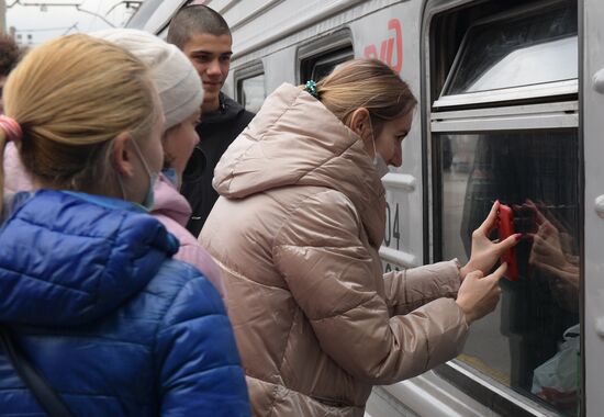Отправка призывников в Санкт-Петербурге