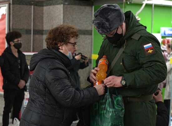 Отправка призывников в Санкт-Петербурге