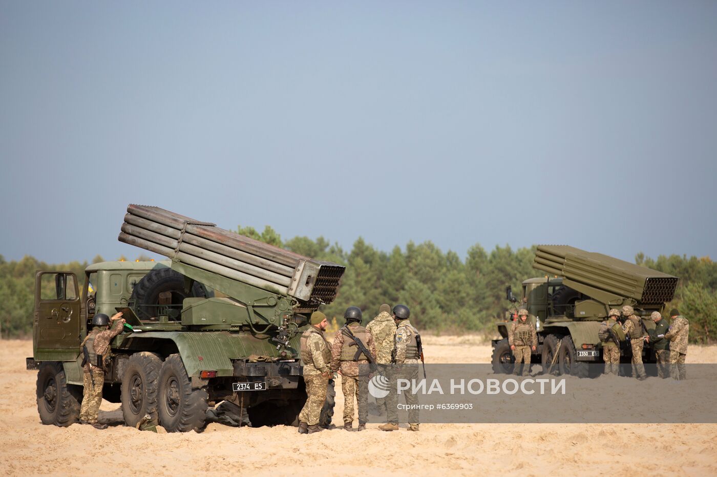 Военный полигон в Киевской области