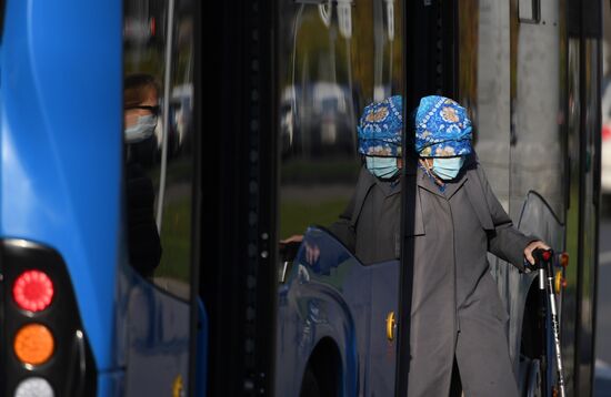 Масочный режим в Москве