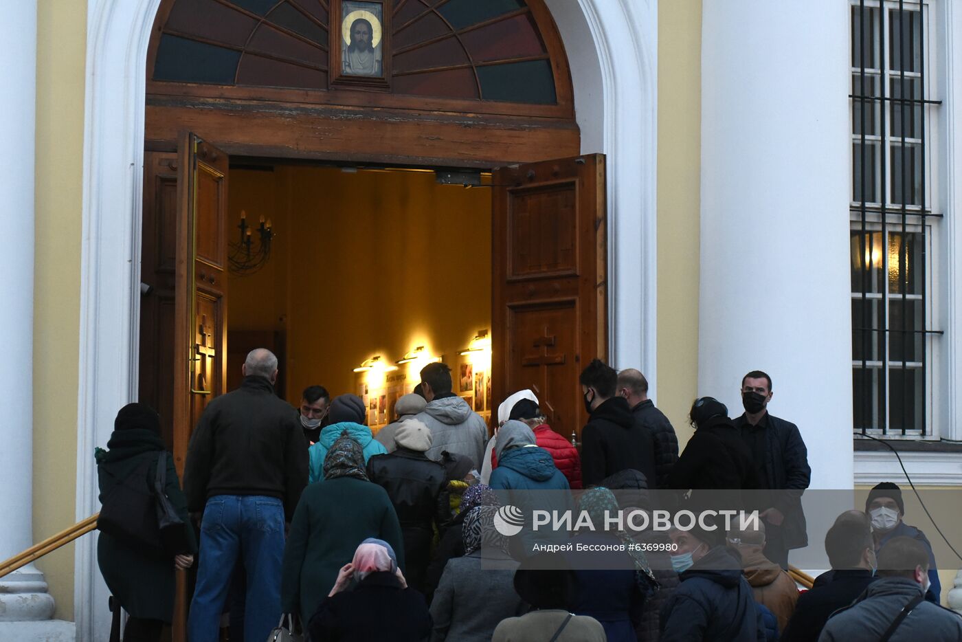 Отпевание депутата А. Петрова в Выборге