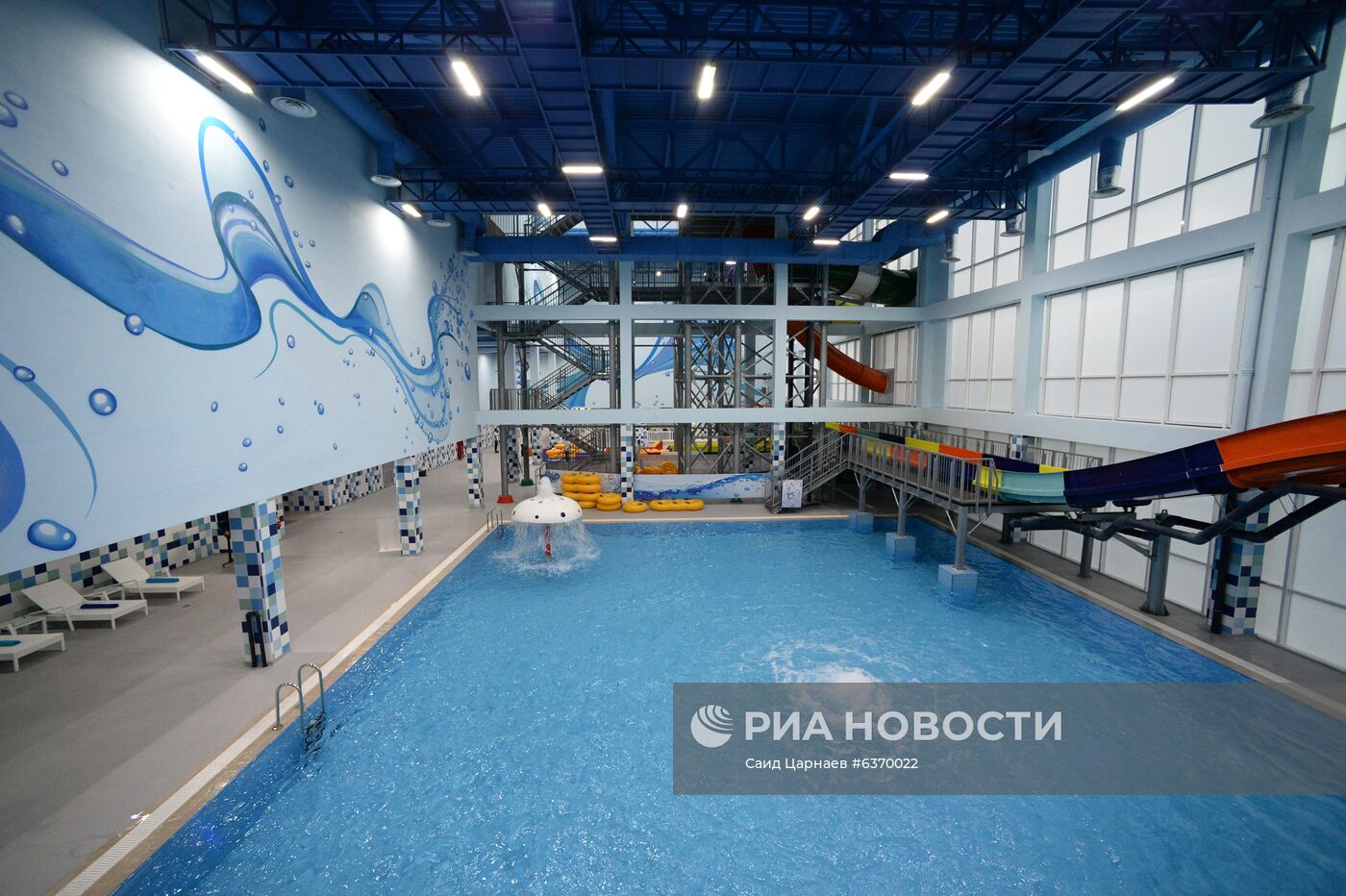 Открытие аквапарка в Грозном