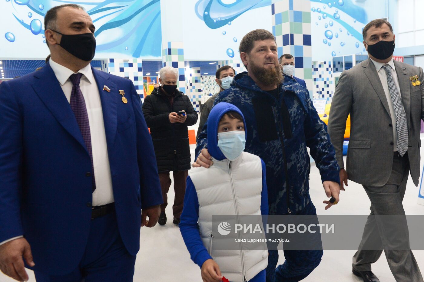 Открытие аквапарка в Грозном