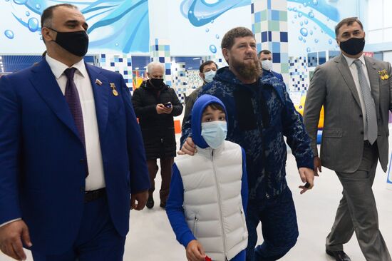 Открытие аквапарка в Грозном