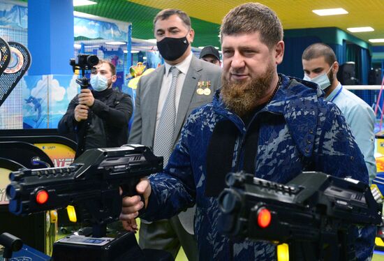 Открытие аквапарка в Грозном