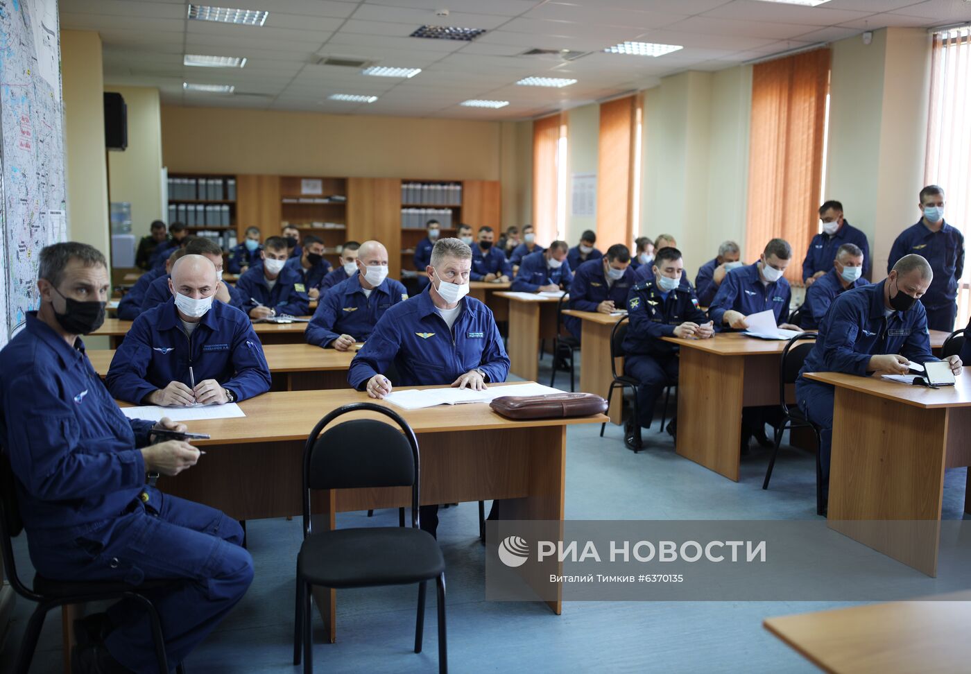 Учебно-тренировочные полеты экипажей армейской авиации ЮВО