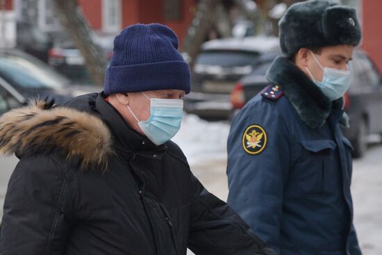 Оглашение приговора бывшему главе Челябинска Е. Тефтелеву