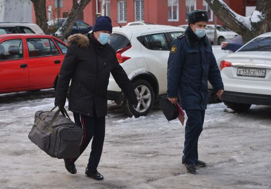 Оглашение приговора бывшему главе Челябинска Е. Тефтелеву