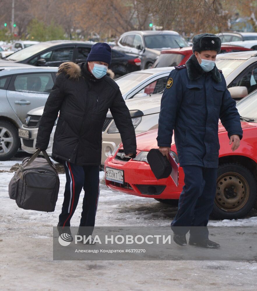 Оглашение приговора бывшему главе Челябинска Е. Тефтелеву