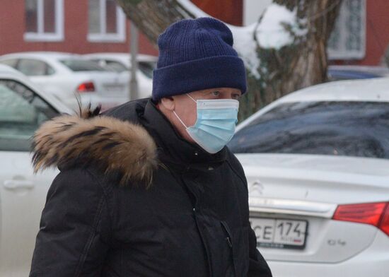 Оглашение приговора бывшему главе Челябинска Е. Тефтелеву