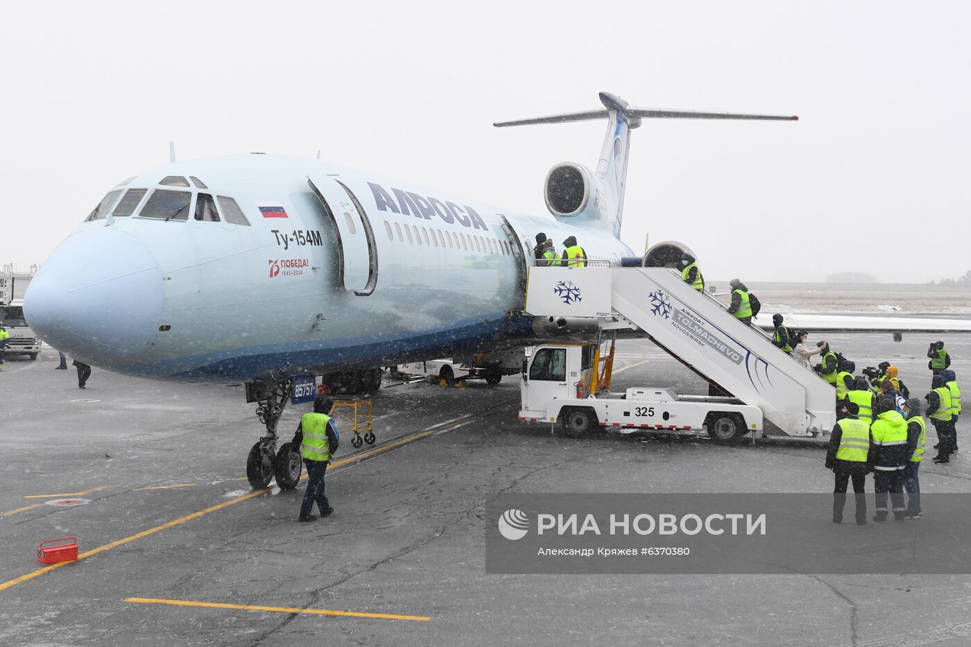 Ту-154 совершил последний в России гражданский полет