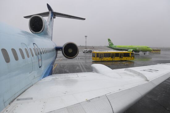 Ту-154 совершил последний в России гражданский полет