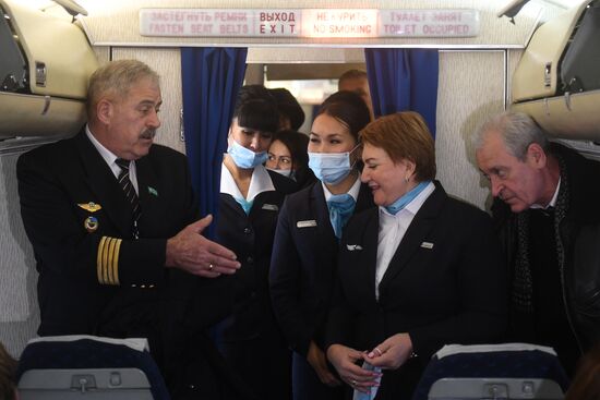 Ту-154 совершил последний в России гражданский полет