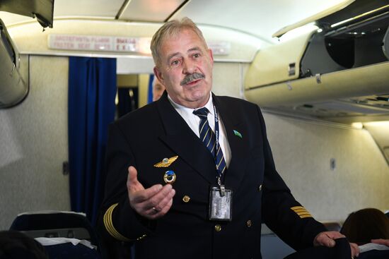 Ту-154 совершил последний в России гражданский полет